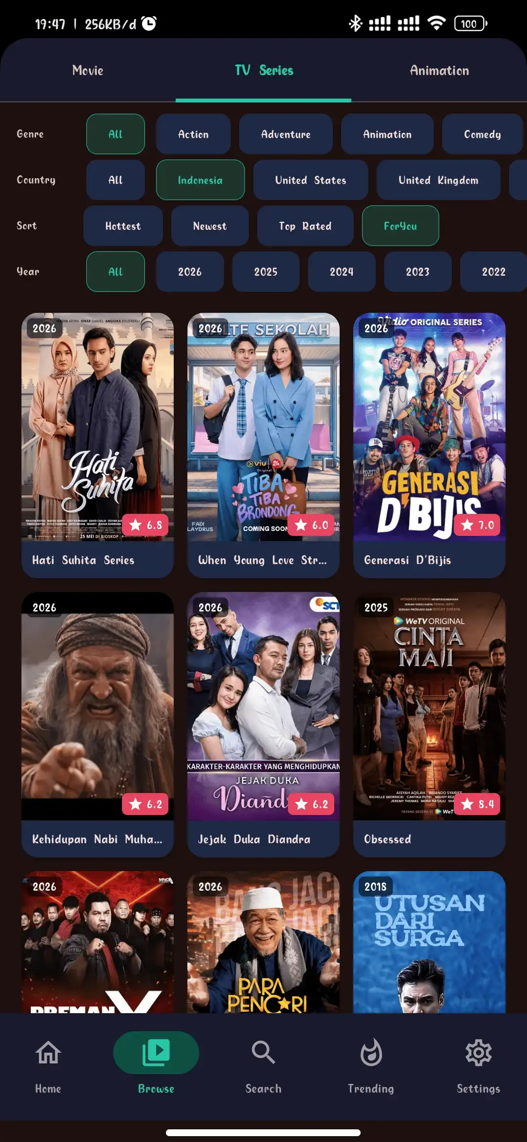 Browse TV Series